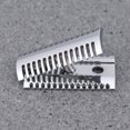 thumbnail image 4 of Tête de Rasoir de Sécurité Manuelle en Alliage de Zinc Tête de Remplacement Peigne Double Ouverture Métal Durable Outil de Rasage Sans (Motif 3), 4 of 9