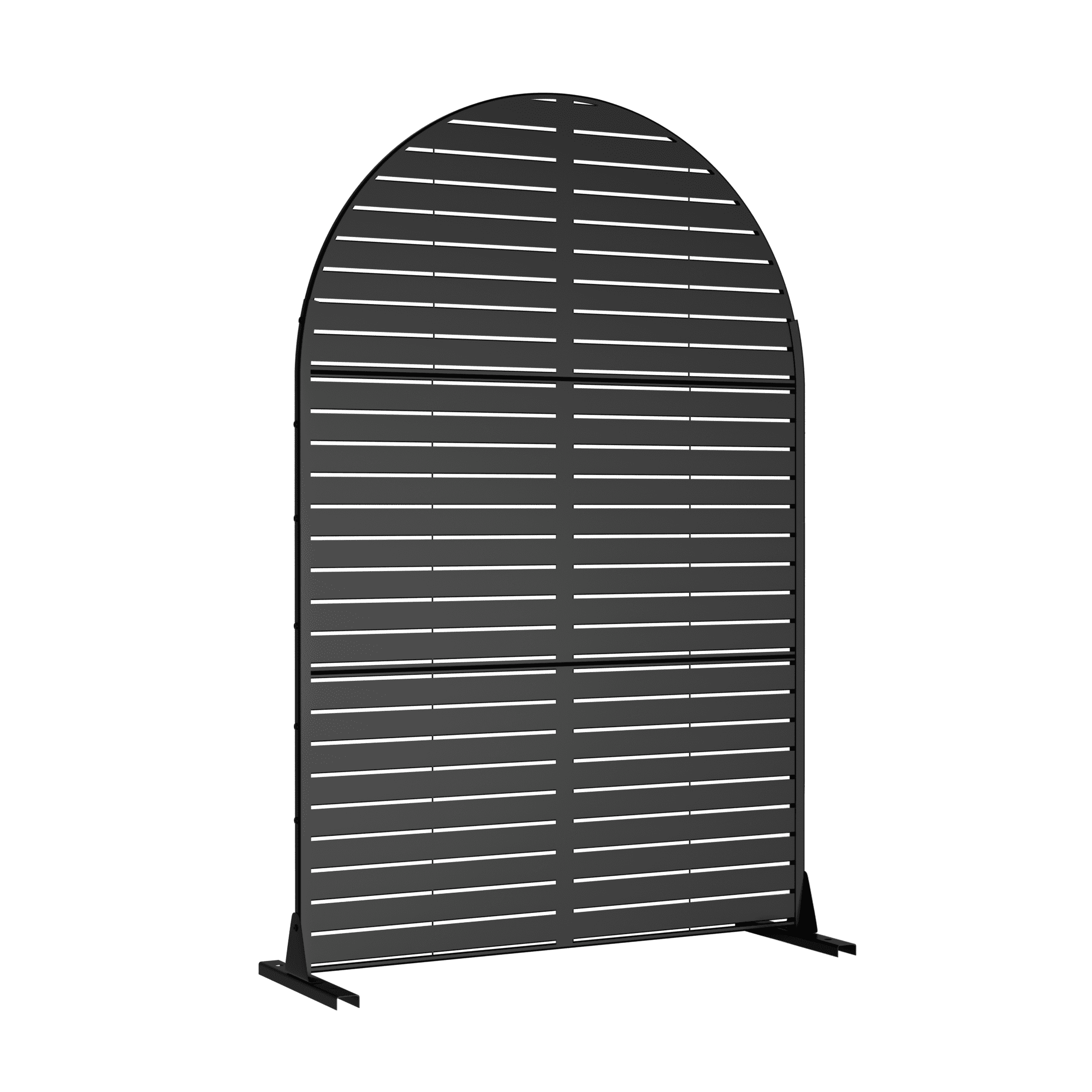 MAYEERTY Modern Steel Panel – Multi-Purpose Galvanized Room Partition,Black