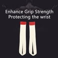 thumbnail image 4 of HUGFEGWE Wrist Strap, 1 Pair Precise Stitching Weight Lifting Wrist Strap Fixed Anti Slip Polyester for Strength Training CJB91-71502, 4 of 9