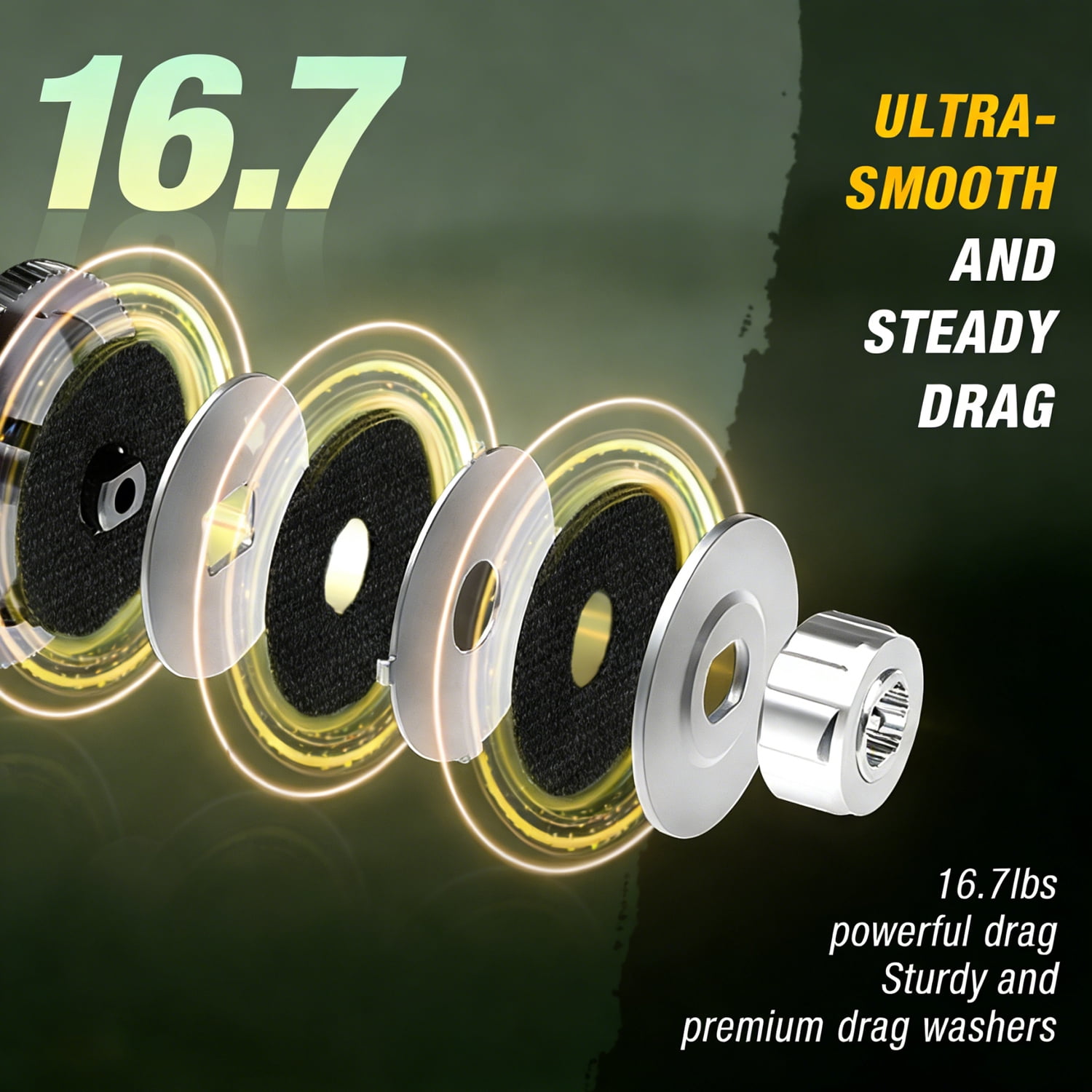 Ghosthorn Fishing Reel - Ambidextrous Design - Smooth Cast & Durable Build