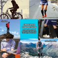 thumbnail image 7 of 2 Pairs Open Toe Copper Compression Socks for Women & Men Circulation 15-20 mmhg - Better Blood Flow, Swelling, Best Support for Medical, Running, Nursing, 7 of 7