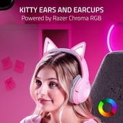 Razer Kraken Kitty V2 BT - Headset - full size - Bluetooth - Wireless - Quartz