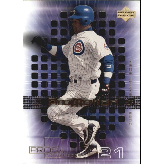 2000 Upper Deck Pros and Prospects ProMotion #P7 Sammy Sosa MLB Baseball Trading Card