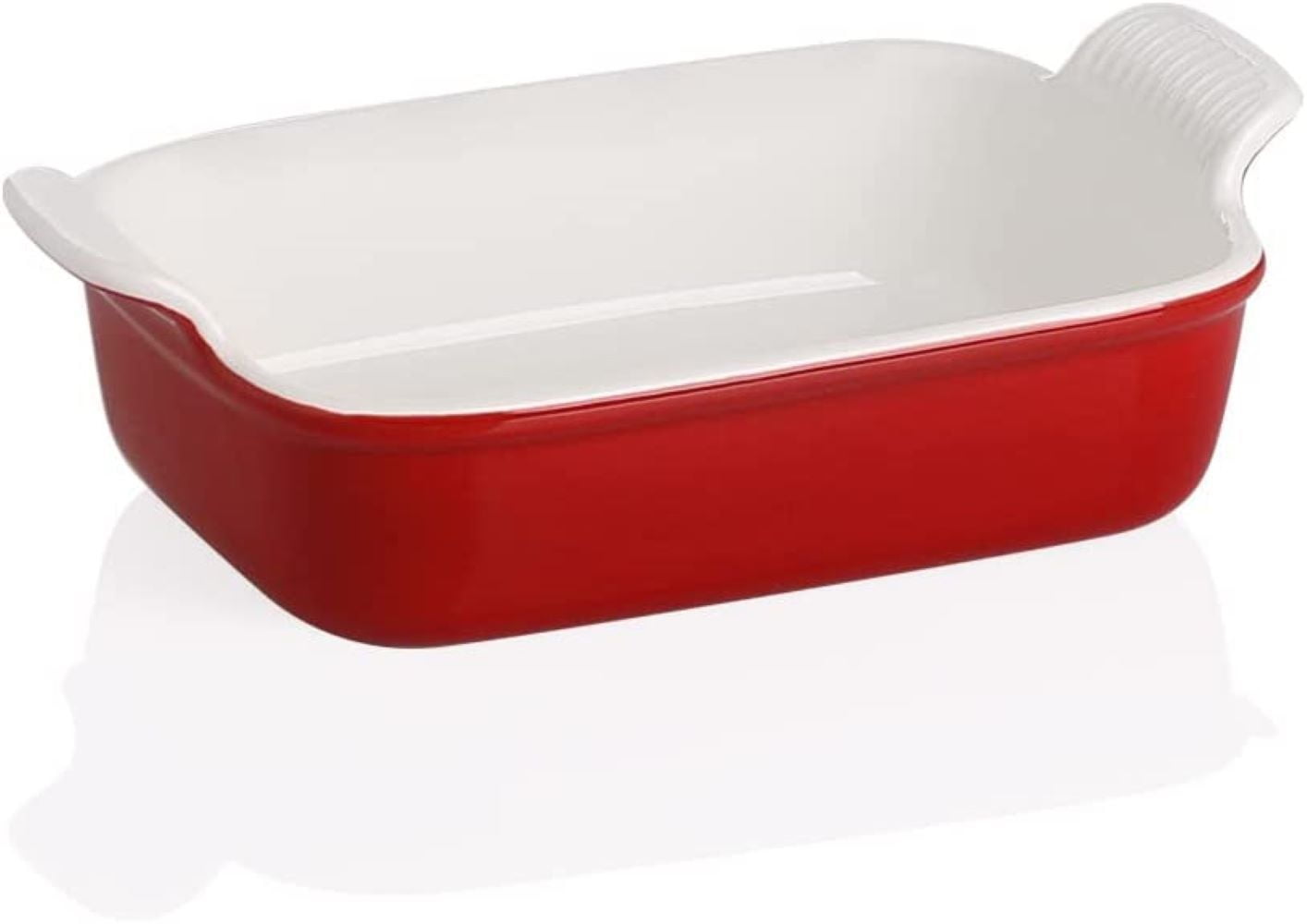 SWEEJAR Ceramic Small Baking Dish, 28 Oz Rectangular Lasagna Pan