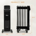 thumbnail image 6 of Ktaxon Oil Filled Radiator, Electric Radiant Heaters for indoor use Large Room with Remote Control, WIFI,Child Lock, 4 Modes, Overheat & Tip-Over Protection, 24h Timer, Digital Thermostat, Quiet, 6 of 9