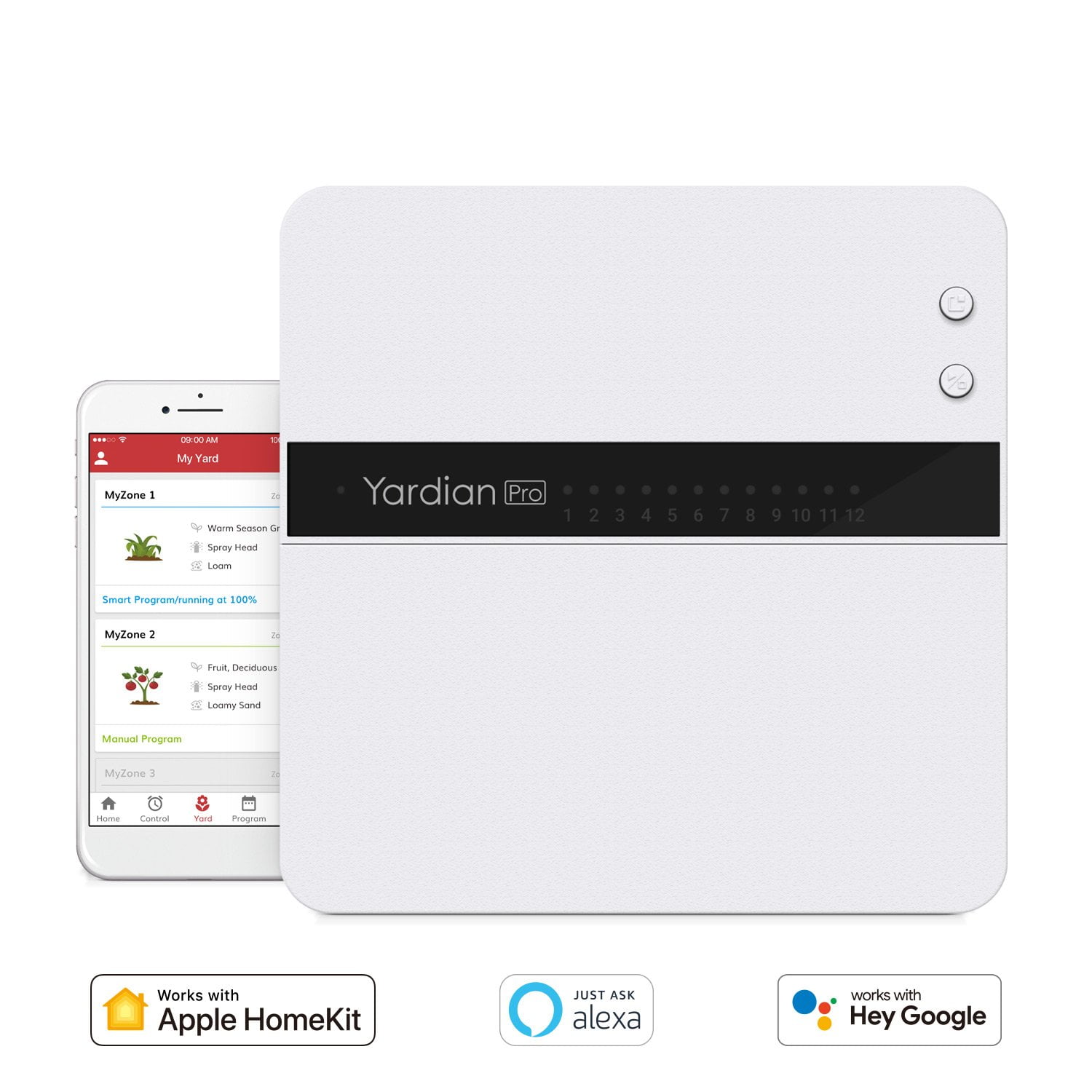 smart sprinkler controller google home