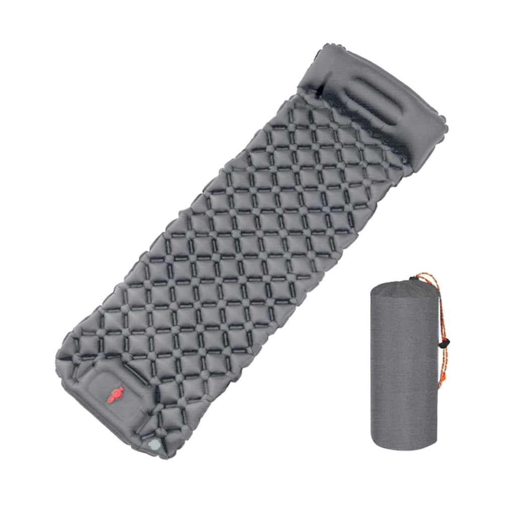Outdoor Inflatable Mattress Light Weight Hiking Sleep Pad with Pillow Travel Mat Folding Bed for Travel Hiking