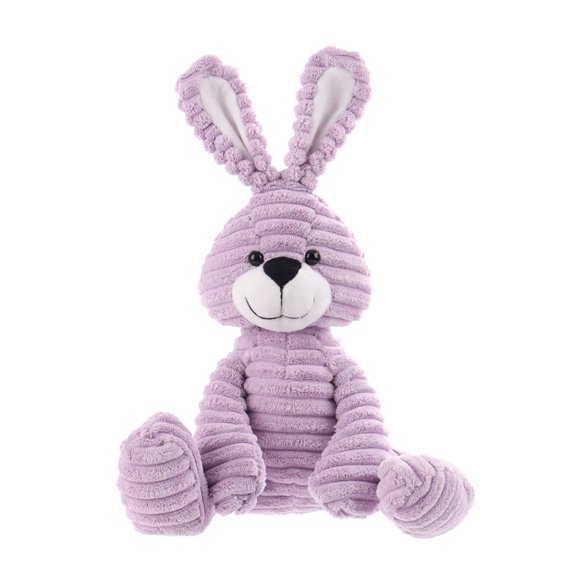 Apricot Lamb Purple Corduroy Bunny Stuffed Animals for Kids 9.1 Inches