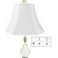 thumbnail image 4 of 6x12x9" CLIP-ON FITTER White Shantung Bell Lampshade, 4 of 5