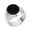 Silver, variant on Solid Stainless Steel Signet Ring, Black Onyx Plain Signet Seal Ring for Men, Vintage Rings for Men, Pinky Rings for Men, Biker Ring for Men, Silver, Size 11