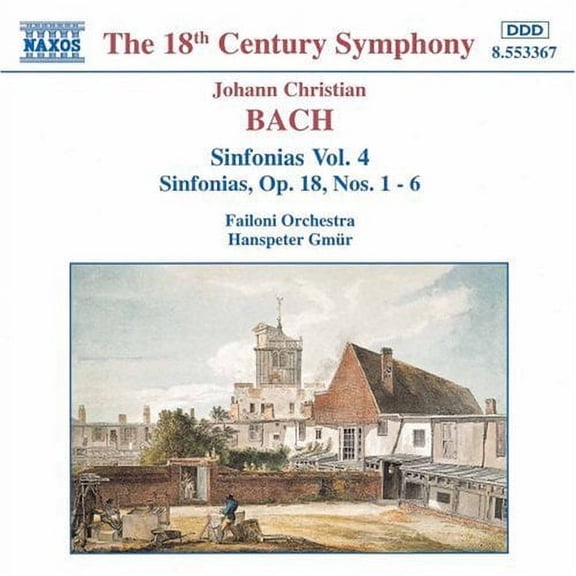 J.C. Bach - Sinfonias 4 - Music & Performance - CD