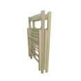 thumbnail image 4 of Slatted Wood Folding Chair,2 Pieces Fully Assembled Folding Chair Set Folding Event Chairs Wedding Chair Wooden Slatted Seat for Dining Room Kitchen Balcony Wedding Occasion Events (Natural), 4 of 7