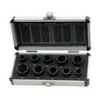 thumbnail image 4 of 10 Pieces Impact Nut Extractor Damaged Bolt Removal Tool , Fits Heads 9mm 10mm 11mm 12mm 13mm 14mm 15mm 16mm 17mm 19mm Convenient Sturdy Large Box, 4 of 8