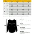 thumbnail image 3 of Nlife Women Long Sleeve Top Criss Cross V Neck Solid Blouse Tunic Top Basic Pullover, 3 of 11