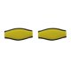 thumbnail image 2 of Naiovety Funda de correa acolchada para buceo, cinturón de protección para buceo, gafas de natación, banda para la cabeza, cojín envolvente Amarillo 2Conjunto, 2 of 6