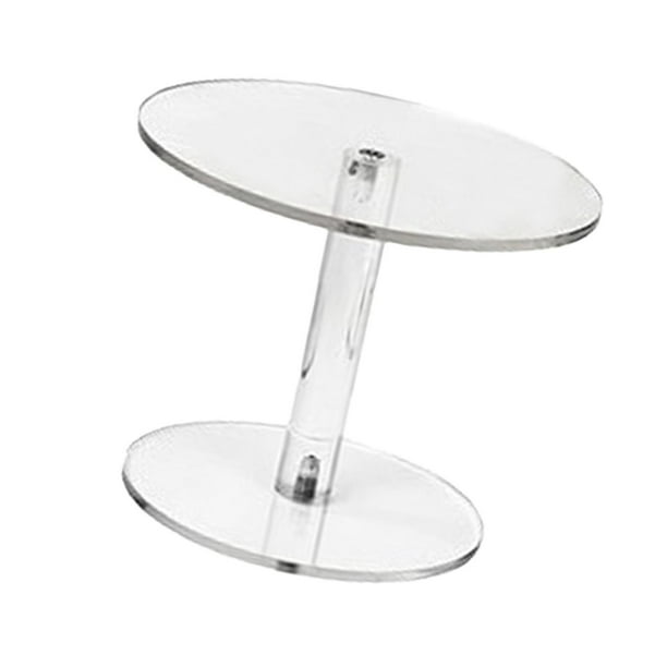 Soporte acrílico para pastel, plato para servir, accesorios para fotos, plato para postre, dulces, plato para pastel para cocina, mesa de aniversario, S