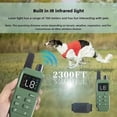 thumbnail image 2 of Dog Shock Collar with Remote, 3300FT Dog Training Collars IP67 Waterproof E-Collar with 4 Training Modes, Rechargeable Shock E-Collar for Small, Medium, and Large Dogs, 2 of 5