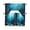 Blue, variant on Dark Purple Forest Swag Valances for Windows, Watercolor Clouds Trees Mountain Swag Curtains for Kitchen, Living Room, Small Window Treatments Drapes Curtains for Cafe, Bathroom, Bedroom, 56"x36"