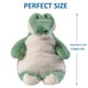 thumbnail image 3 of Peluche pesado, cocodrilo Ronivia, 2,36 kg, 55 cm, 3 of 7