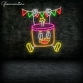 thumbnail image 3 of Glowneon Cake Decor Neon Sign, Birthday Cake Led Neon, Cake Sign, Birthday Sign Party Decor, 3 of 4