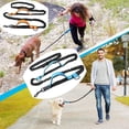 thumbnail image 4 of Laisse pour Chien Rétractable Mains Libres, pour Grands Chiens, Chiens Moyens et Petits, Laisse pour Chien Mains Libres pour Courir, Marcher, Randonnée. (Jaune), 4 of 5