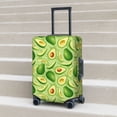 thumbnail image 4 of Salouo Green Avocado Pattern Travel Dust-proof Suitcase Cover, Softside Suitcase Protector Luggage Cover Protector for 18-32inch ,Not Included Suitcase, 4 of 8