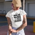 thumbnail image 2 of Ocean Beach Wild Wave 1971 Surf Memories California, Groovy Retro Wavy Text Merch Gift, Baby Blue T-Shirt, Medium, 2 of 5