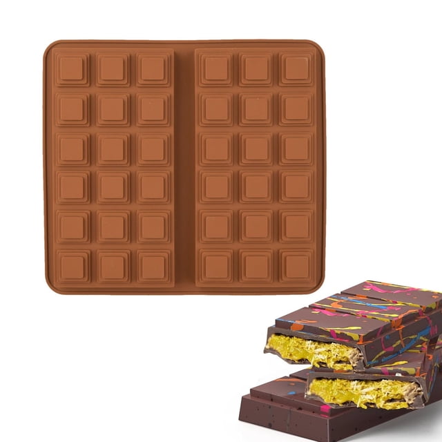 Chocolate Mould Muffin Tray Made Of Protein And Energy Bar Moulds Baking Mould Muffin Mould Non-Stick Coating For Chocolate Chocolate Sweets Cakes Ice
