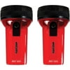 Life Gear 2 Pack Special - Glow LED Mini Spotlight with Storage & Emergency Flasher