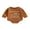 Brown, variant on Baby Boys Girls Halloween Outfits Letter Pumpkin Oversized Bubble Romper Newborn Long Sleeve Sweater Fall Clothes