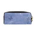 thumbnail image 3 of Leather Portable Travel Small Makeup Bag, Multifunctional Storage Bag, Retro Blue Dream Pencil Case, 3 of 4