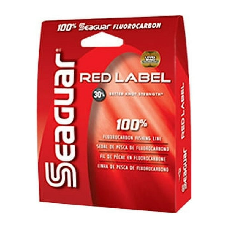 Seaguar Red Label 100 Percent Fluorocarbon Fishing Line, 1000 yds 12lbs