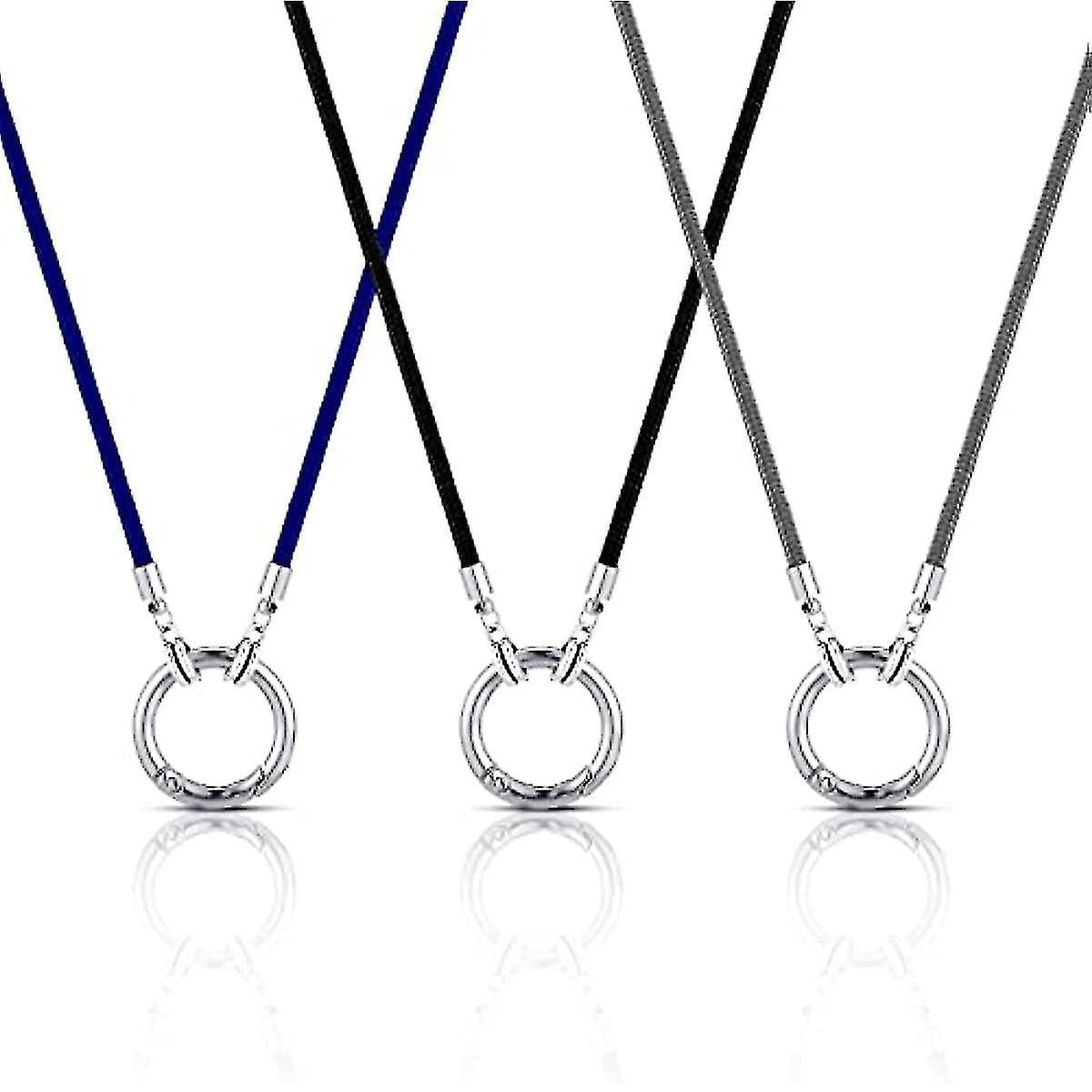 3 Pcs Eyeglass Necklace Holder Ring Glasses Holder Strap Chain Eyeglass Holder Necklace Glasses Necklace Stainless Steel Eyeglass Loop Holder Reading Walmart