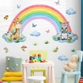 thumbnail image 7 of Rainbow Butterfly Wall Decal, Decoration Wall Decal, 23.6"x31.4", Rainbow Wall Sticker for Playroom Girls Room Baby Decoration, 7 of 7