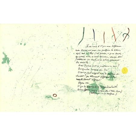 Miro Signed Lithograph - Joan Miro-Album 19 Original Lithographs pages 1,14-1961 Lithograph