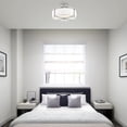thumbnail image 5 of Livex Lighting Wesley Ceiling Mount in Brushed Nickel, 5 of 10
