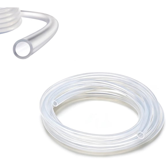 ACDANC Fish Aquarium Silicone Airline Tubing Odorless Anti-Fall-Off Air Hose 6Ft 3/16" (4mm) ID for Fish Tank Air Pump Air Stone and Bubble Filter