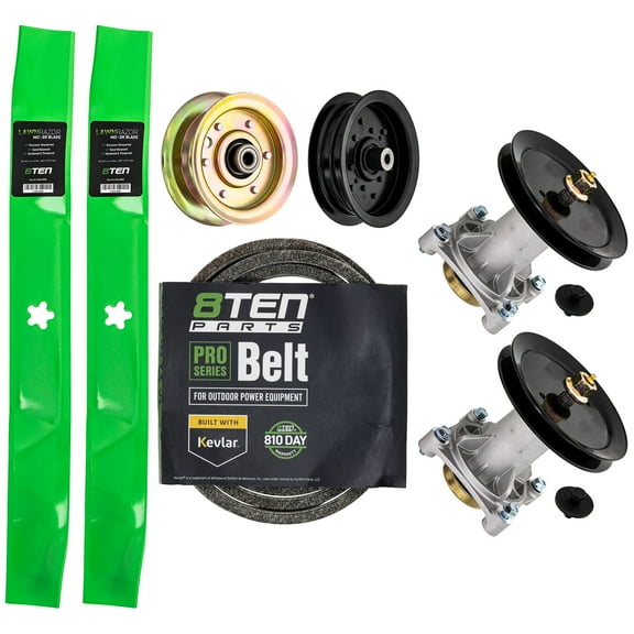 8TEN Deck Blade Spindle Belt Idler Kit for Husqvarna 42-inch 587819701 MK1009626
