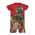 thumbnail image 5 of Apex Legends Octane Baby Romper Short Sleeve Bodysuits Soft Rompers Summer Clothes One-Piece Jumpsuits Outfits 12-18M, 5 of 7