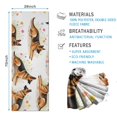 thumbnail image 2 of German Shepherd Dogs with Flowers Hot Yoga Mat Towel Non Slip for Hot Yoga - Quick-Drying Yoga Mat Cover with 4 Corner Pockets with Travel Bag - Hot Yoga Towel Non Slip 70"x26", 2 of 6