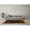 thumbnail image 3 of Ahgly Company Indoor Rectangle Oriental Brown Asian Inspired Area Rugs, 3' x 5', 3 of 4