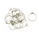 thumbnail image 4 of 40 Piezas Aros de Abalorios Pendiente Gancho Cadenas Conectores Joyería Artesanía Hallazgos Oro + Plata Joyería de Mujer, 4 of 9