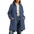 thumbnail image 3 of QQZ Long Tunic Oversized Hooded Zip Up Cardigan For Women, Long Sleeve Wind Resistant Cardigan Sweaters For Women, Lightweight Fall Outfits For Travel Business Casual Outdoor Daily Wear, 3 of 8