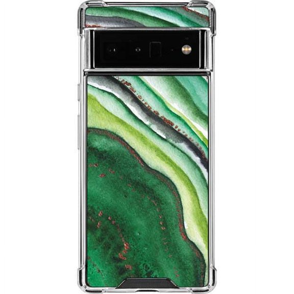 Skinit Geode Kiwi Watercolor Geode Google Pixel 6 Pro Clear Case