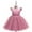 Pink, variant on Dpytoraw Children's Mesh Dress Dress Stylish Little Girl Princess Dress Girls Floral Dresses Size 7-8 Years