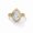 White, variant on Pear Cut Real Moissanite Halo Engagement Ring in 14K Gold Plated Sterling Silver