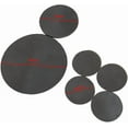 thumbnail image 3 of Gamvdout 40PCS Round Graphite Plate Carbon Electrode Graphite Sheet Dia 10-20mm, Thickness 5mm Graphite Wafer Graphite Disc Electrode Plate Corrosion Resistant, 3 of 7