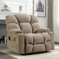 thumbnail image 2 of Bonzy Home Oversized Power Lift Recliner,Elderly Lift Chair with Heat Therapy and Massage Function,Remote Control,Side Pocket,Living Room Camel, 2 of 7