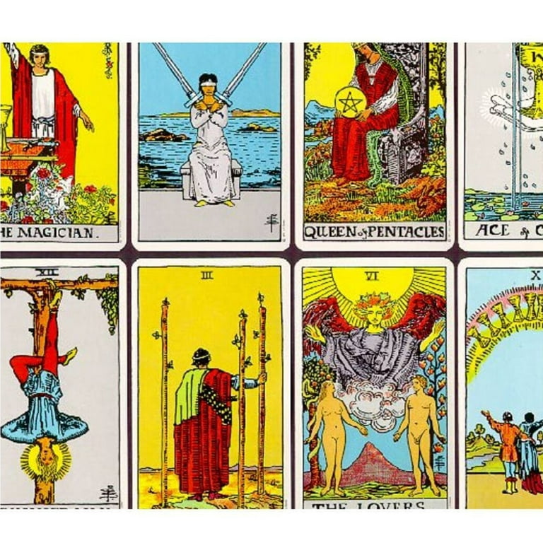 Rider Waite Tarot Deck of 78 Cards Traditional Artwork