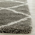 thumbnail image 3 of SAFAVIEH Belize Joisse Geometric Plush Shag Area Rug, Grey/Taupe, 5'1" x 7'6", 3 of 5